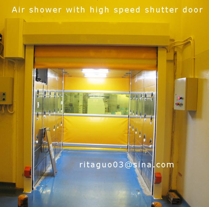 المدرفلة على البارد دش الصلب غرف الأبحاث الهواء، الهواء غرفة الاستحمام مع سرعة عالية مصراع الأبواب 3