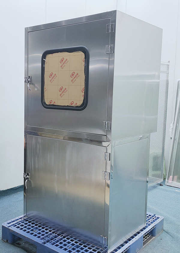 صندوق مرور دش الهواء SS304 لغرفة الأبحاث مع التعشيق الميكانيكي 0