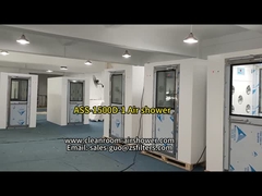 غرفة دش هوائي صناعي مع مروحة مركزية لصناعة الأدوية