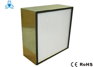 شراء غرفة نظيفة HEPA فلتر الهواء إطار خشبي مع ورقة احباط فاصل 610x610x150mm online manufacture