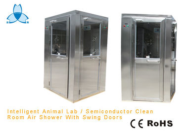 شراء GMP الدوائية الفولاذ المقاوم للصدأ الهواء غرفة الاستحمام مع ثلاثة الجانبية تهب AC380V online manufacture