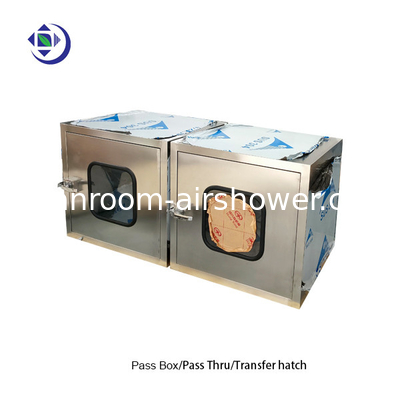 شراء صندوق تمرير نظيف من الفولاذ المقاوم للصدأ 304 مزود بقفل ميكانيكي / كهربائي online manufacture