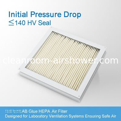 شراء انخفاض الضغط الأولي ≤140 HV Seal AB Glue HEPA Air Filter مصممة لأنظمة التهوية المختبرية التي تضمن الهواء الآمن تصنيع عبر الإنترنت