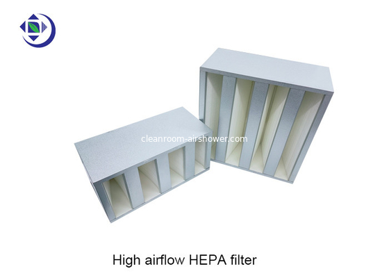 شراء مرشح HEPA عالي Aiflow H13 H14 4V مع إطار مجلفن online manufacture