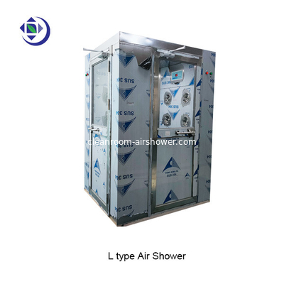 شراء ركن نوع / L نوع SS 304 غرفة الاستحمام الهوائية للمواد online manufacture