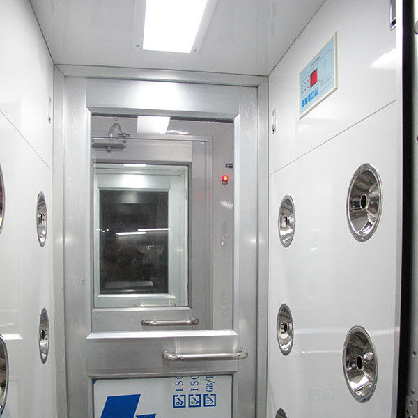 دش هواء غرف الأبحاث الأوتوماتيكي مع باب متأرجح من الألومنيوم W730mm ، عرض 1230mm 0